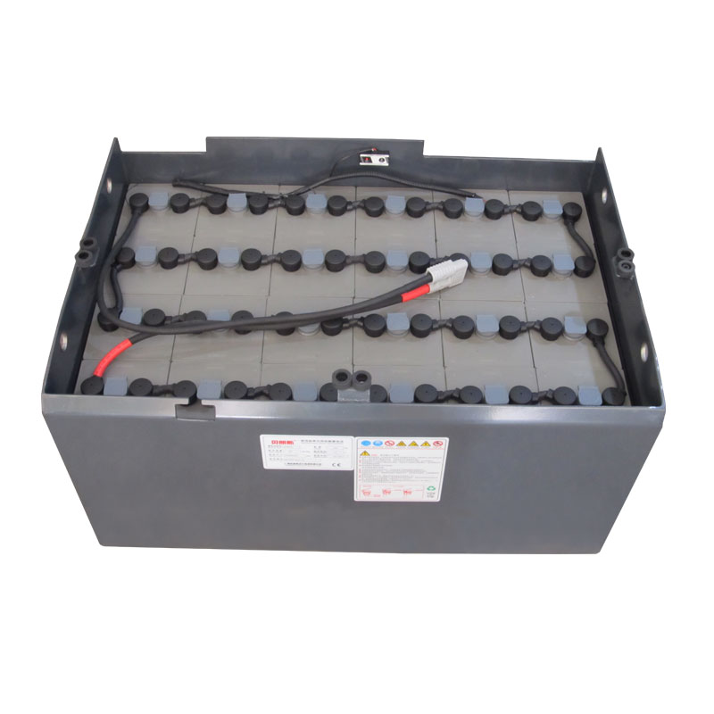 三菱側坐前移式電瓶叉車24-6PZB450E  三菱叉車FBRF16電瓶48V450Ah廠家批發